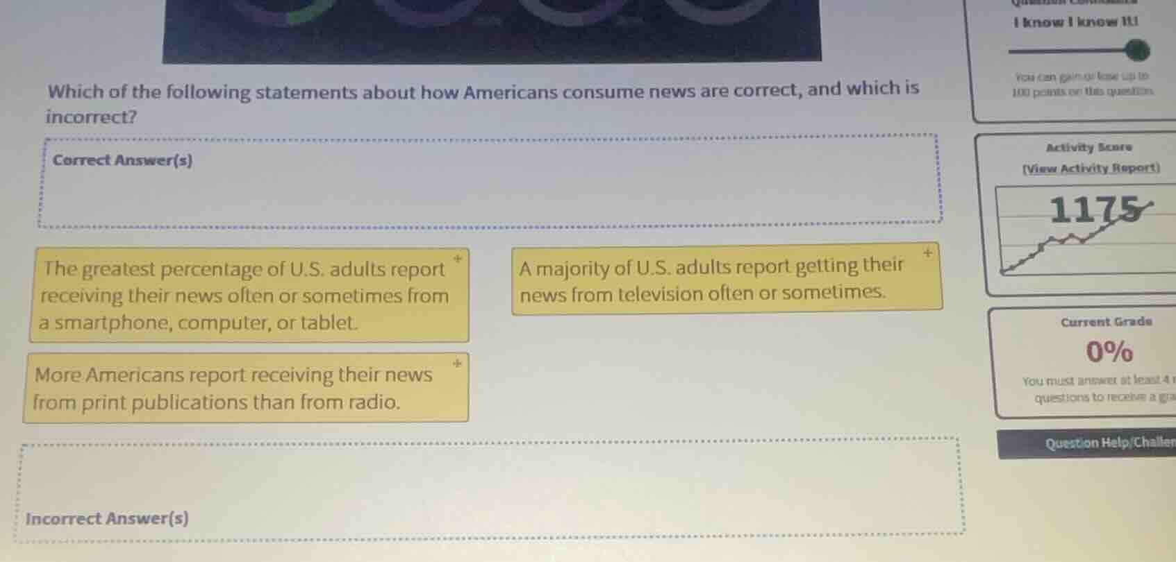 which of the following statements about how americans consume news are …