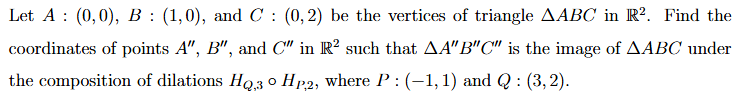 let (a : (0,0)), (b : (1,0)), and (c : (0,2)) be the vertices of triang…