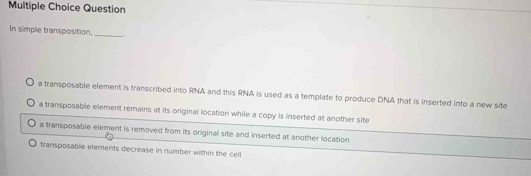 multiple choice question in simple transposition, ______. a transposabl…