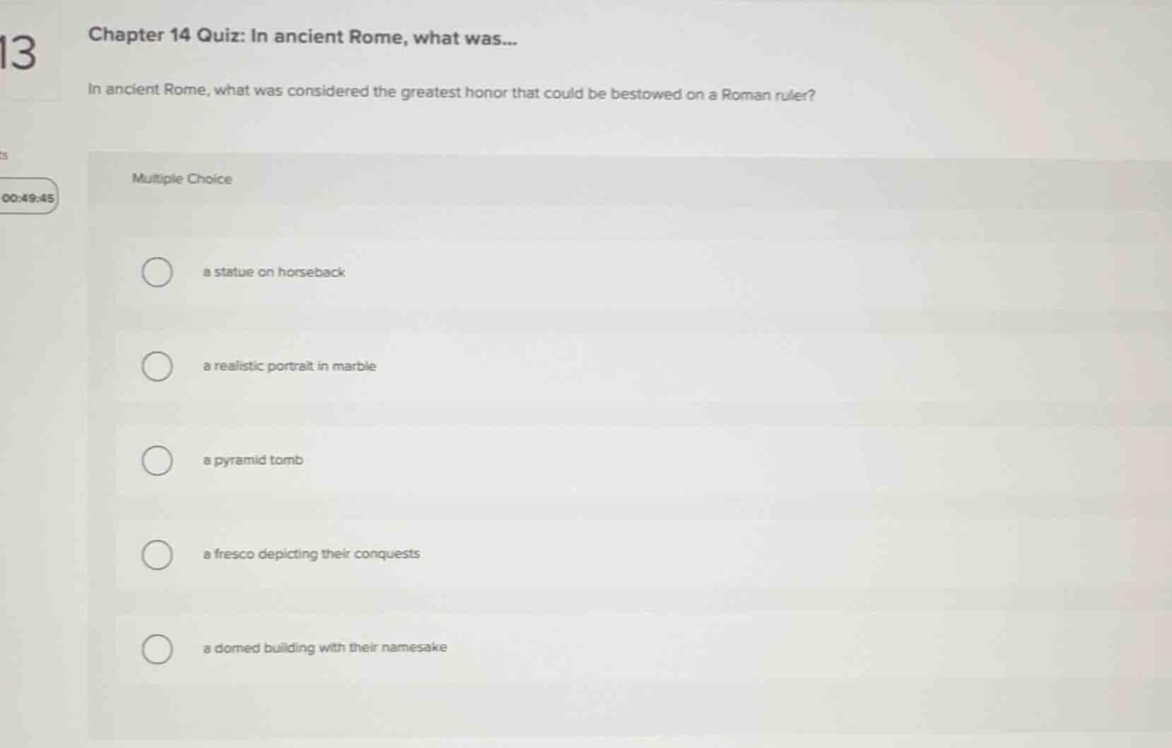 chapter 14 quiz: in ancient rome, what was... in ancient rome, what was…