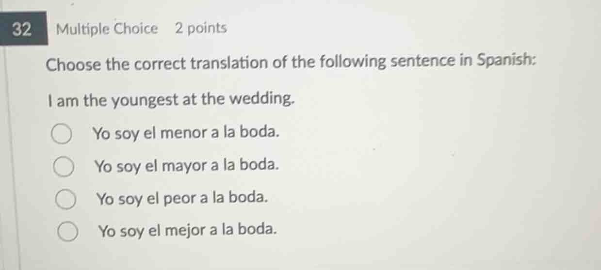 32 multiple choice 2 points choose the correct translation of the follo…