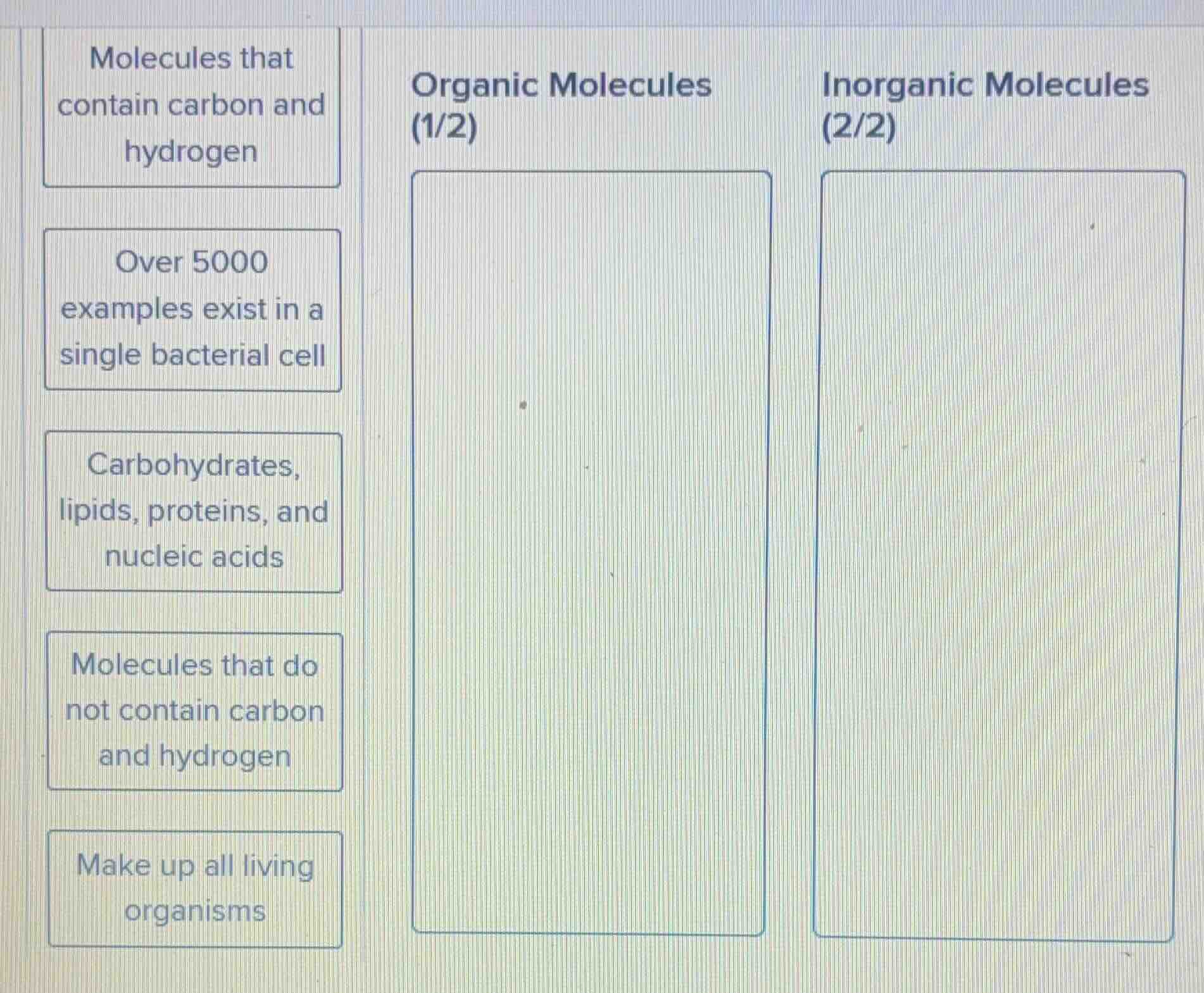molecules that contain carbon and hydrogen over 5000 examples exist in …