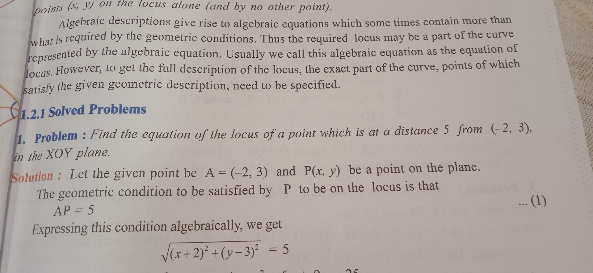points \\((x, y)\\) on the locus alone (and by no other point). algebra…