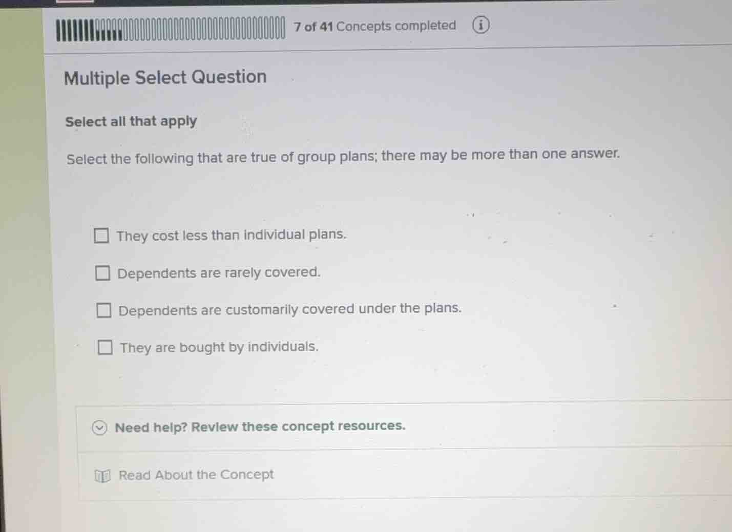 multiple select question select all that apply select the following tha…