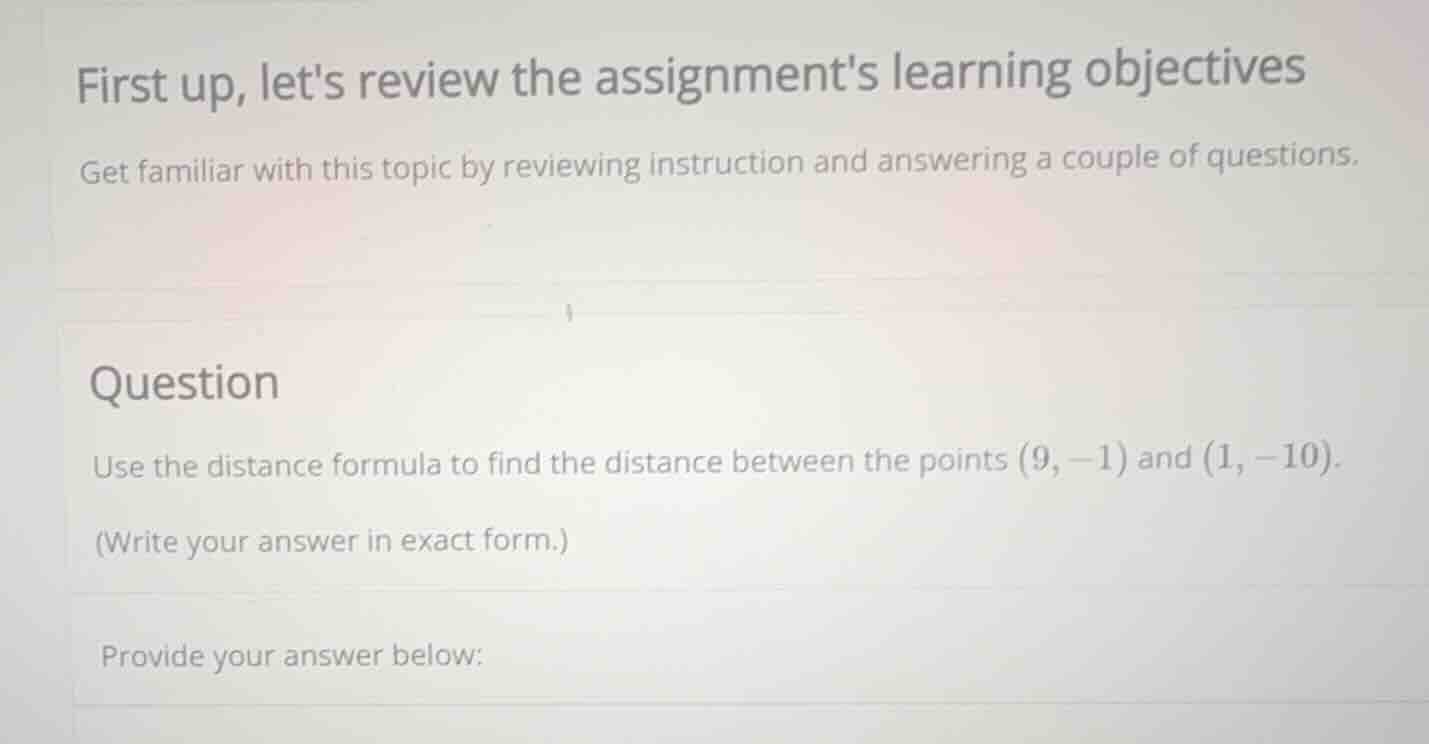 first up, lets review the assignments learning objectives get familiar …