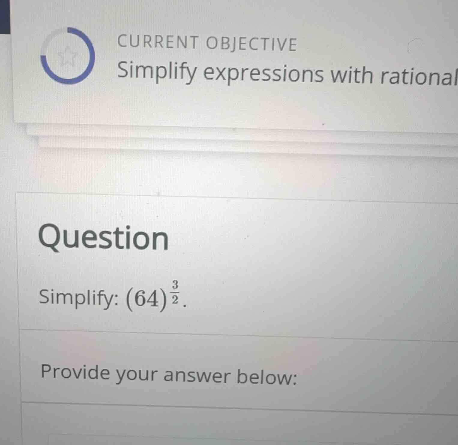 current objective simplify expressions with rational question simplify:…