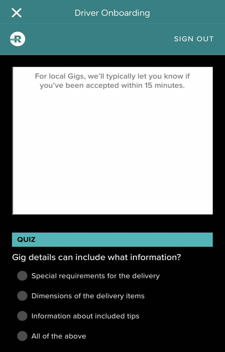 for local gigs, well typically let you know if youve been accepted with…