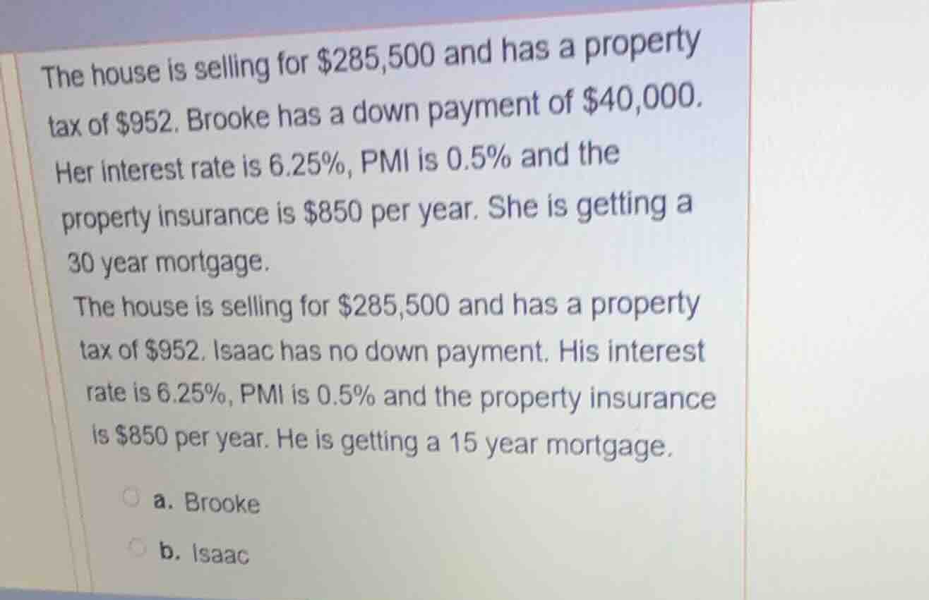 the house is selling for $285,500 and has a property tax of $952. brook…