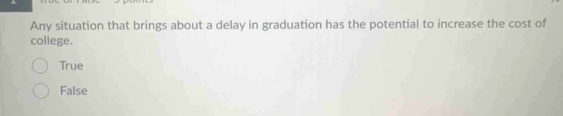 any situation that brings about a delay in graduation has the potential…
