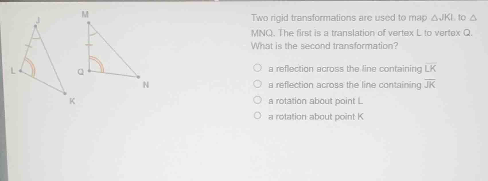 two rigid transformations are used to map \\(\\delta jkl\\) to \\(\\del…